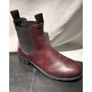 NEW SAYDO women's mezra ankle boots in wine